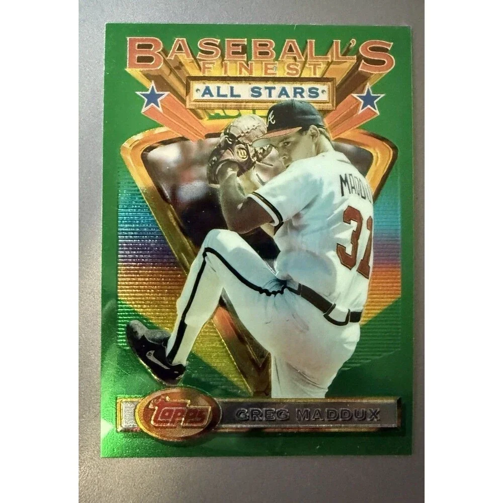 1993 Topps Finest - Baseball's Finest All-Stars Greg Maddux #85 Jumbo